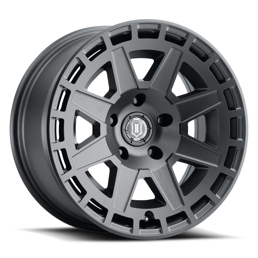 Icon Alloys Wheels ICON ALLOYS WHEELS modelo COMPASS / SATIN BLACK 17x8,5 6x130 OFFSET 0, MAXUS T-60
