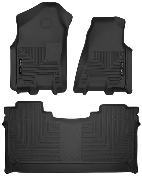 PISOS DE GOMA DELANTERO Y TRASERO BLANDO PARA RAM 1500 CREW CAB 2019-