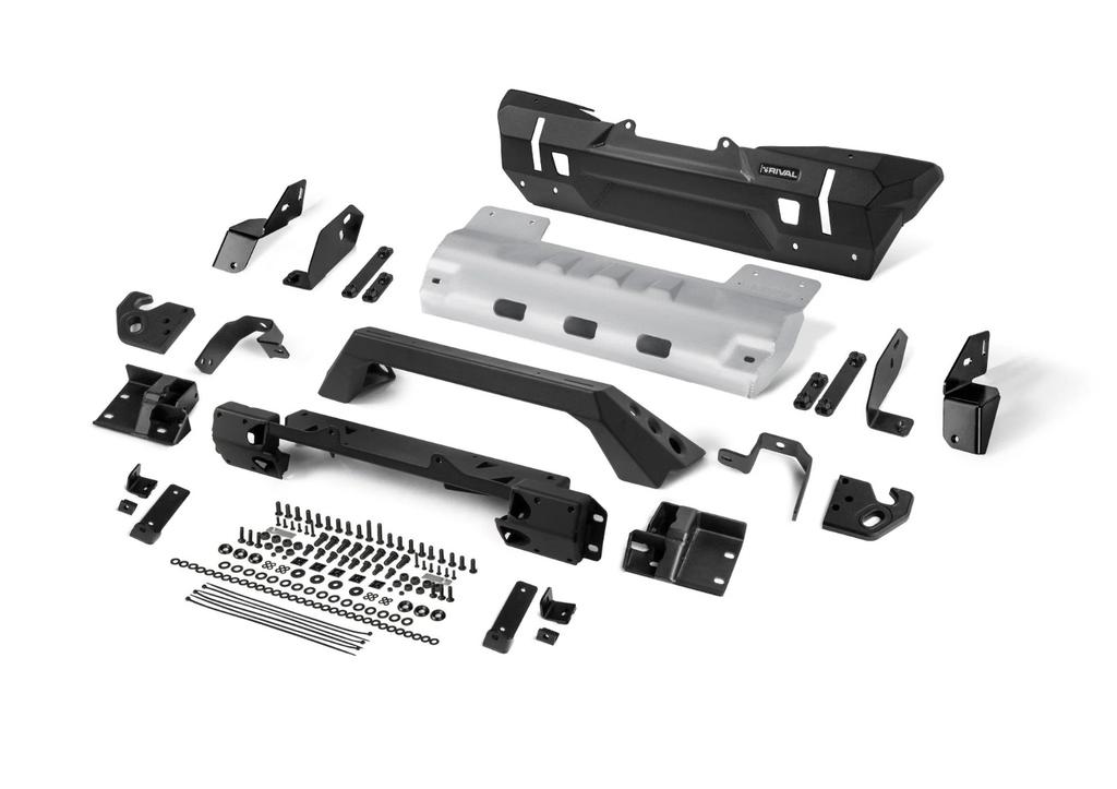 Rival BUMPER DELANTERO ANGOSTO DE ALUMINIO