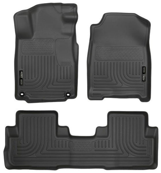 PISOS DE GOMA DELANTERO Y TRASERO RÍGIDO HONDA CR-V 2015-2016