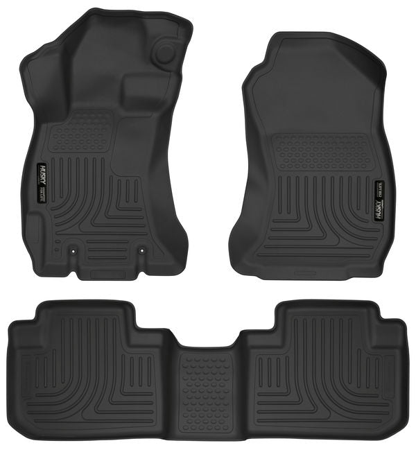 PISOS DE GOMA DELANTERO Y TRASERO RÍGIDO SUBARU FORESTER 2014-2018
