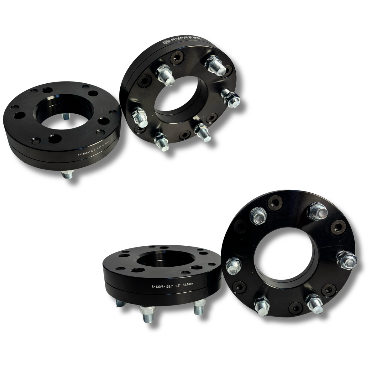 ADAPTADOR DE APERNADURA 4x108 A 4x100 1.5" TUERCA 12x1,5