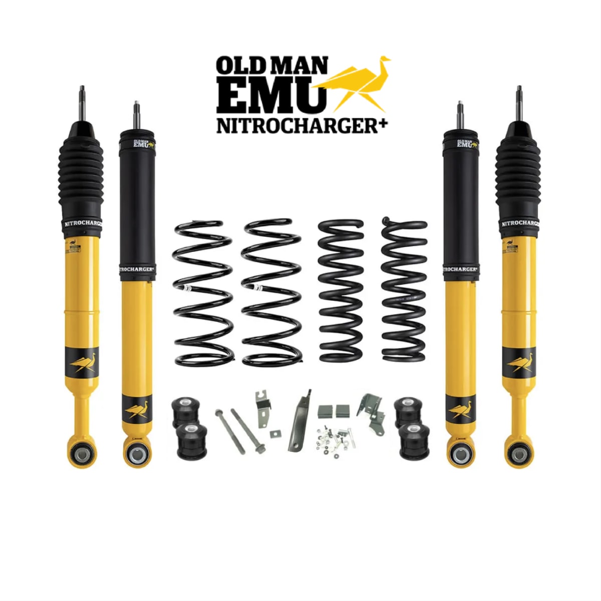 KIT OME NITROCHARGER PLUS (4 AMORITGUADORES + 4 ESPIRALES