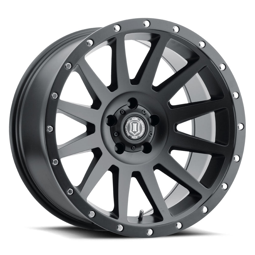 Icon Alloys Wheels ICON ALLOYS WHEELS modelo COMPRESSION SATIN BLACK 20x10 6x135