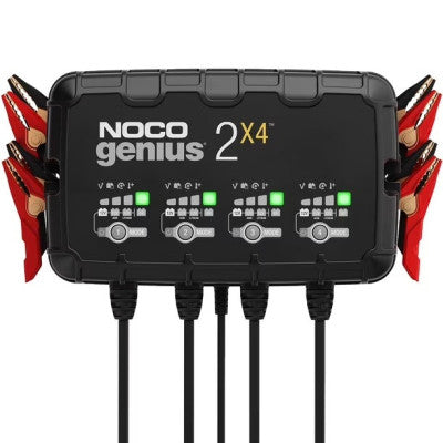 Cargador y Mantenedor de Baterías Bancario Genius 2X4 - NOCO
