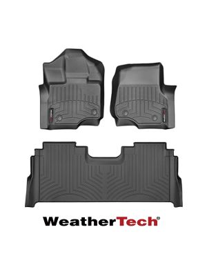 Juego Pisos Interiores calce perfecto WT Ford F-150 CD 21-> Con Storage Box