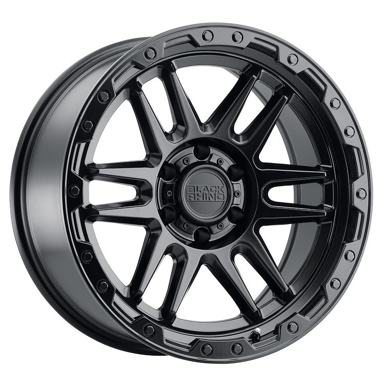 Black Rhino Apache Matte Black / Black Bolts
