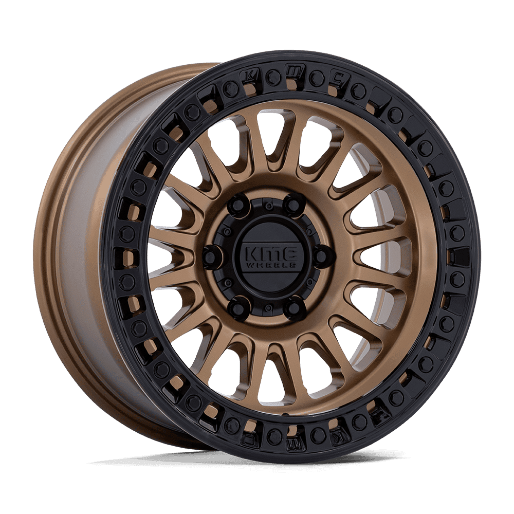 KMC KM555 IMS Matte Bronze W/ Gloss Black Lip