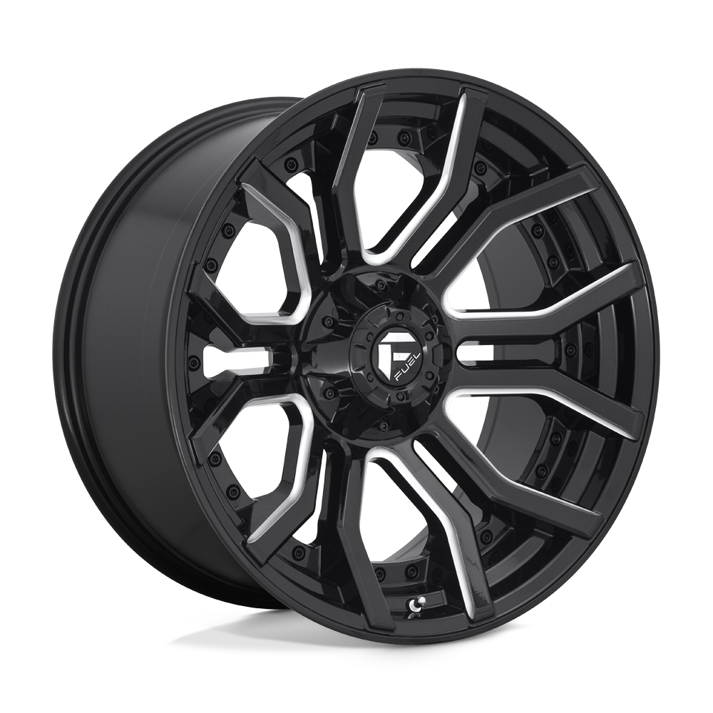 Fuel Rage Gloss Black Milled
