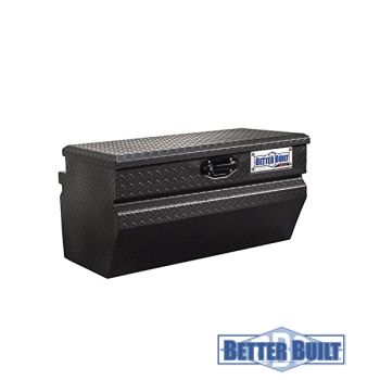 Caja Pick Up Aluminio Diamantado Chest S - Negro Mate