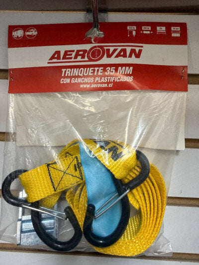 Trinquete de Sujeción 35 mm | Ganchos Plastificados Aerovan