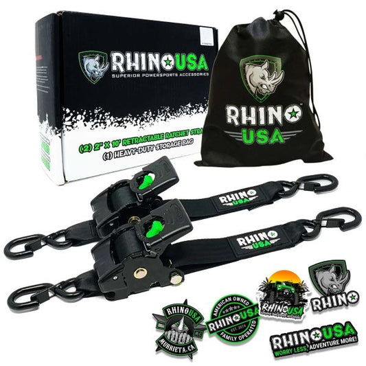 Pack x 2 Correas de Amarre Heavy Duty 5 cm x 305 cm con Ratchet