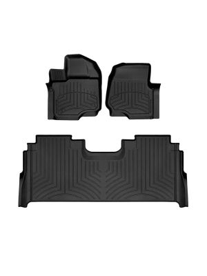 Juego Pisos Interiores calce perfecto HP Ford F-150 CD 21-> Con Storage Box