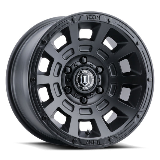 Icon Alloys Wheels ICON ALLOYS WHEELS modelo THRUST / SATIN BLACK 17x8.5 6x135