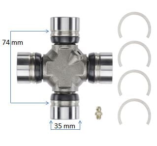 CRUCETA RUEDA R/L RAM 1500/3500 4WD 2003/2009 Federal Mogul