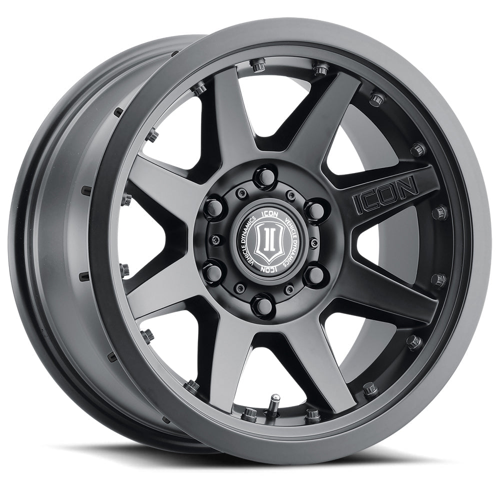 Icon Alloys Wheels ICON ALLOYS WHEELS modelo REBOUND PRO / SATIN BLACK 17x8.5 6x135