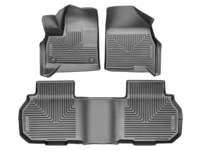 Pisos de Calce Perfecto Husky Liners WeatherBeater Del + Tra Chevrolet Traverse 2024 en adelante