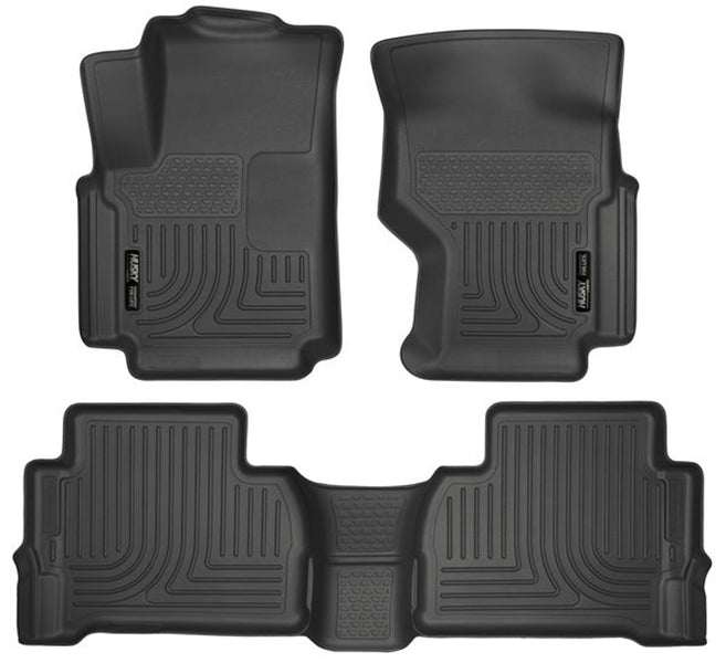 PISOS DE GOMA DELANTERO Y TRASERO RÍGIDO VOLKSWAGEN AMAROK 2010-