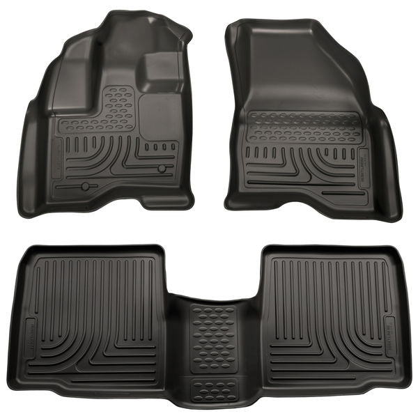 PISOS DE GOMA DELANTERO Y TRASERO RÍGIDO FORD EXPLORER 2011-2014