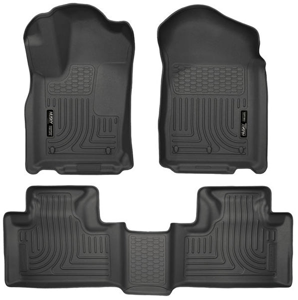 PISOS DE GOMA DELANTERO Y TRASERO RÍGIDO DODGE DURANGO 2011-2015 | GRAND CHEROKEE 2011-2015