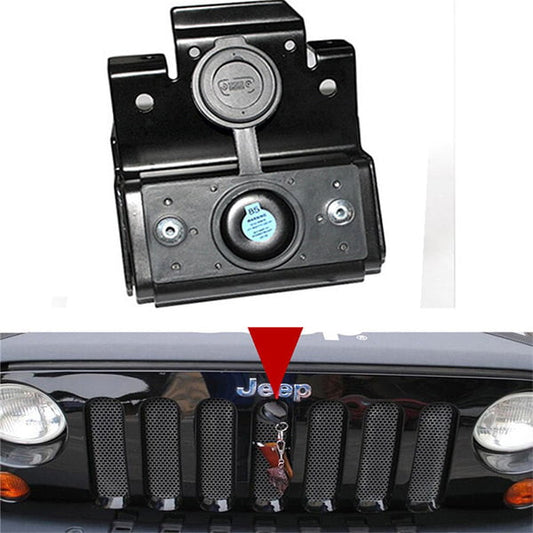 CHAPA SEGURIDAD CAPOT CENTRAL WRANGLER JK 07-18 LANTSUN