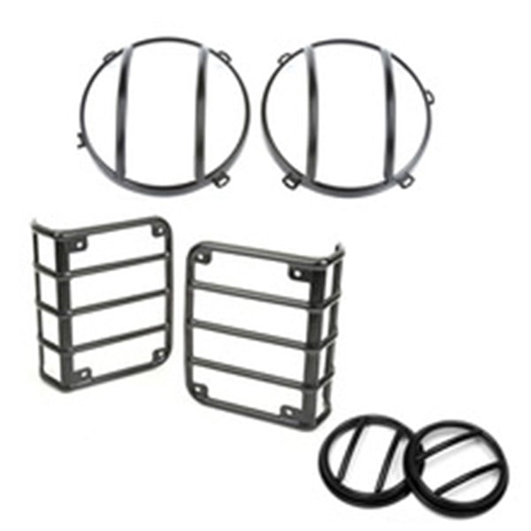 JUEGO PROTECCIONES FOCOS WRANGLER JK 07-18 LANTSUN