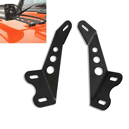 PAR DE SOPORTES PARA CAPOT BARRA LED 20″ WRANGLER 07-18 LANTSUN
