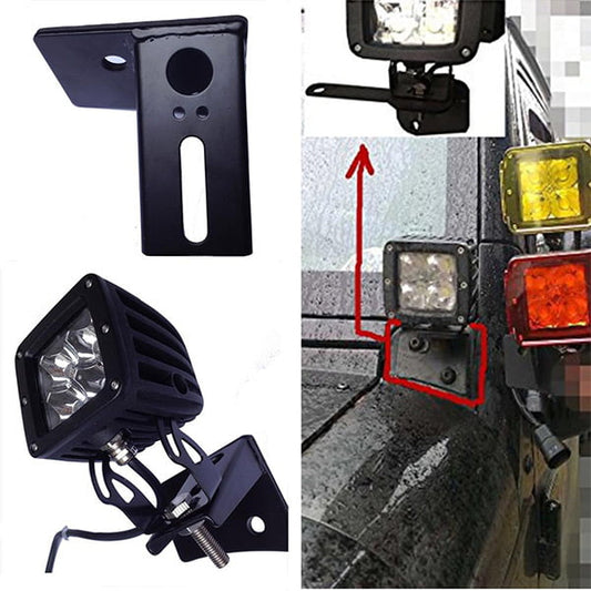 PAR DE SOPORTES NEBLINERO BAJO PARABRISAS WRANGLER 07-18 LANTSUN