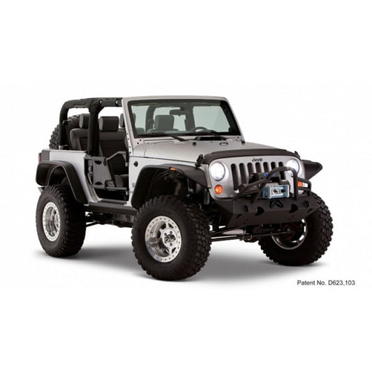 FENDER PLASTICO WRANGLER JK 2 PUERTAS C/LUZ 07-18 Bushwacker