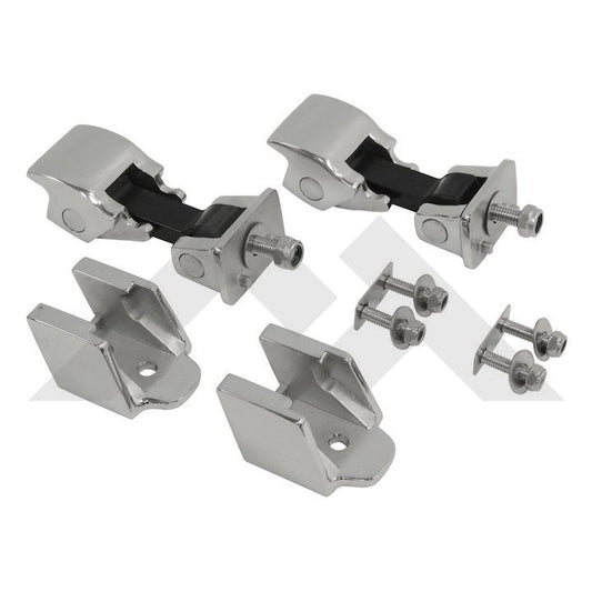 PAR CHAPAS CAPOT LATERALES ACERO WRANGLER TJ 97-06 CROWN