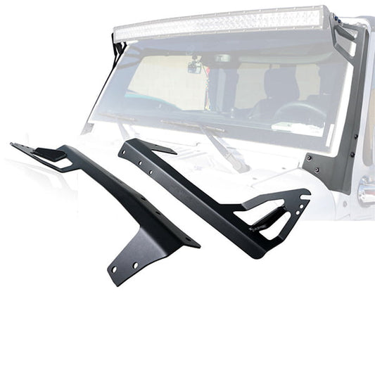 SOPORTES SOLO BARRA LED 50″ EN PILAR WRANGLER JK 07-18 LANTSUN