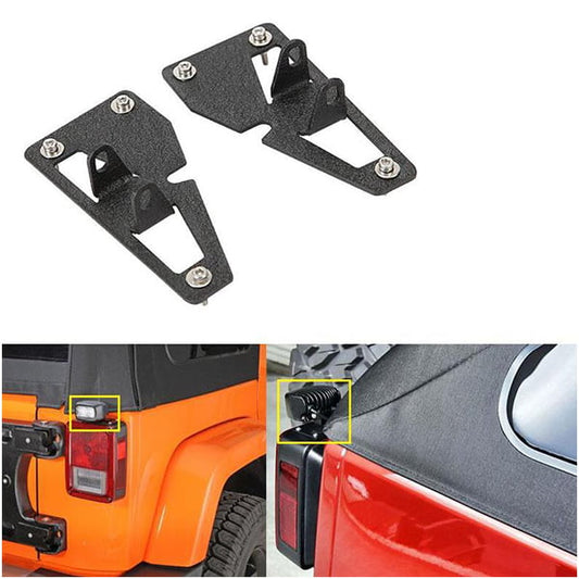SOPORTE NEBLINERO SOBRE FAROL TRASERO WRANGLER JK 07-18 LANTSUN