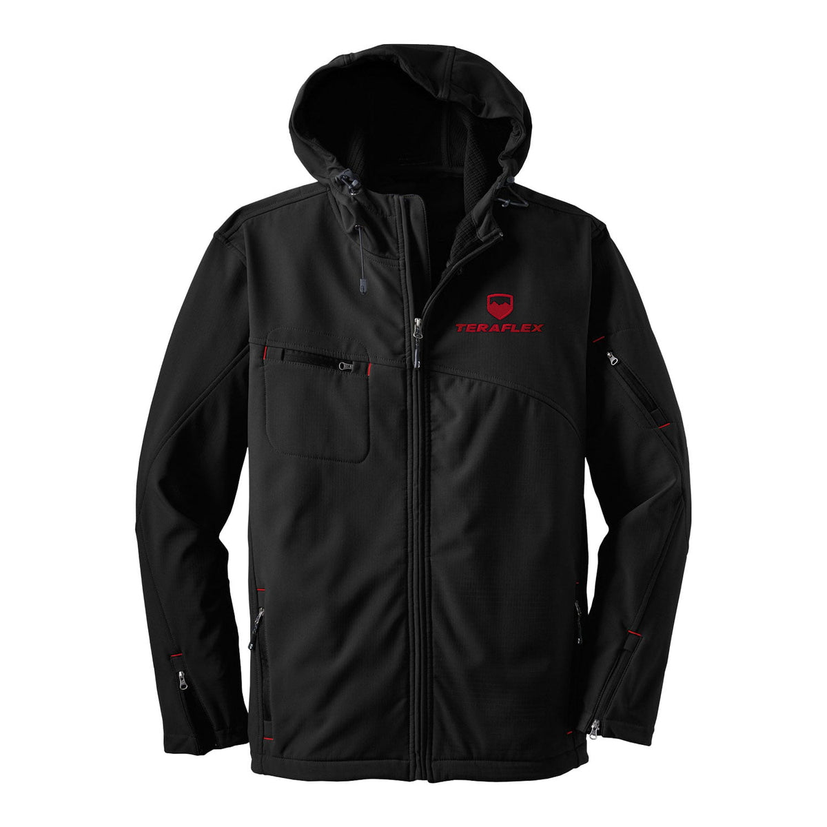 CHAQUETA SOFT SHELL NEGRA TERAFLEX » M «