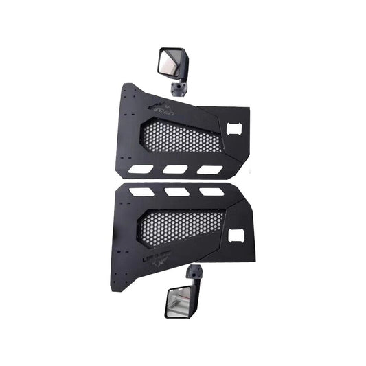 JUEGO PUERTAS MALLA C/ESPEJOS WRANGLER JL 2 PUERTAS 19-25 LANTSUN