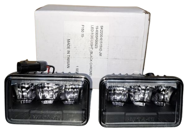 JUEGO DE FAROLES NEBLINEROS BLACK/LED F150 15-21 SONAR