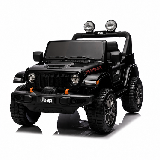 JEEP WRANGLER 4X4 ELECTRICO KIDS NEGRO