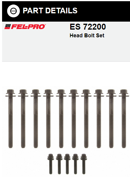 JUEGO PERNOS CULATA GRAND CHEROKEE 05-20 Felpro