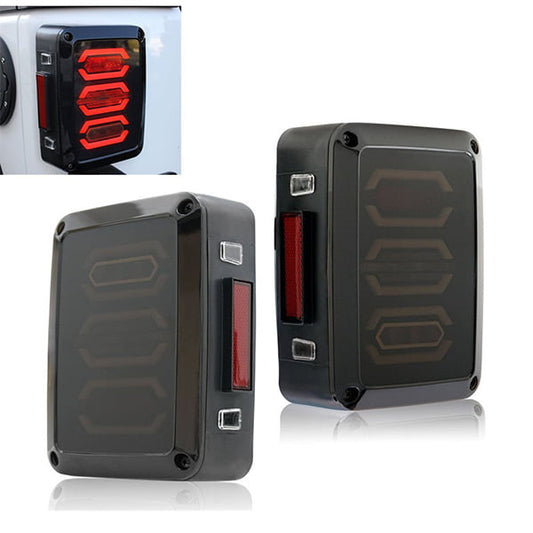 JUEGO FAROLES TRASEROS WRANGLER JK 07-18 LANTSUN