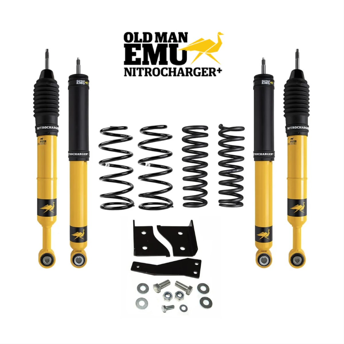 KIT OME NITROCHARGER PLUS (4 AMORITGUADORES + 4 ESPIRALES
