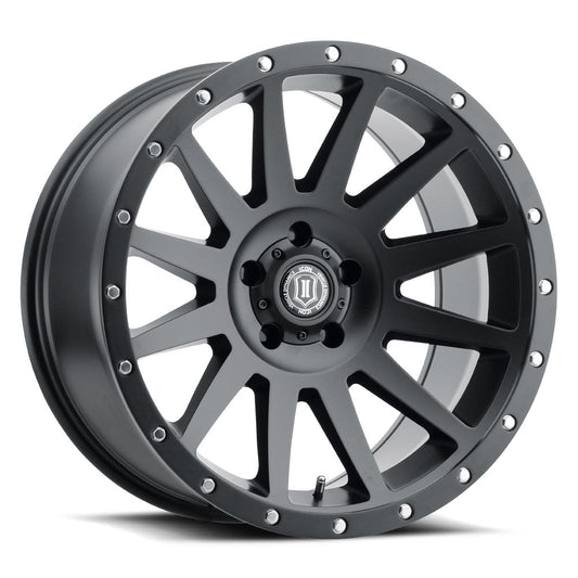 Icon Alloys Wheels ICON ALLOYS WHEELS modelo COMPRESSION SATIN BLACK 20x10 6x135