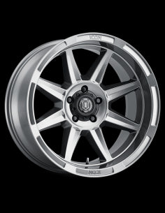 LLANTA ICON BANDIT GLOSS TITANIUM/ 6X139.7(5.5)/20X10/-24MM