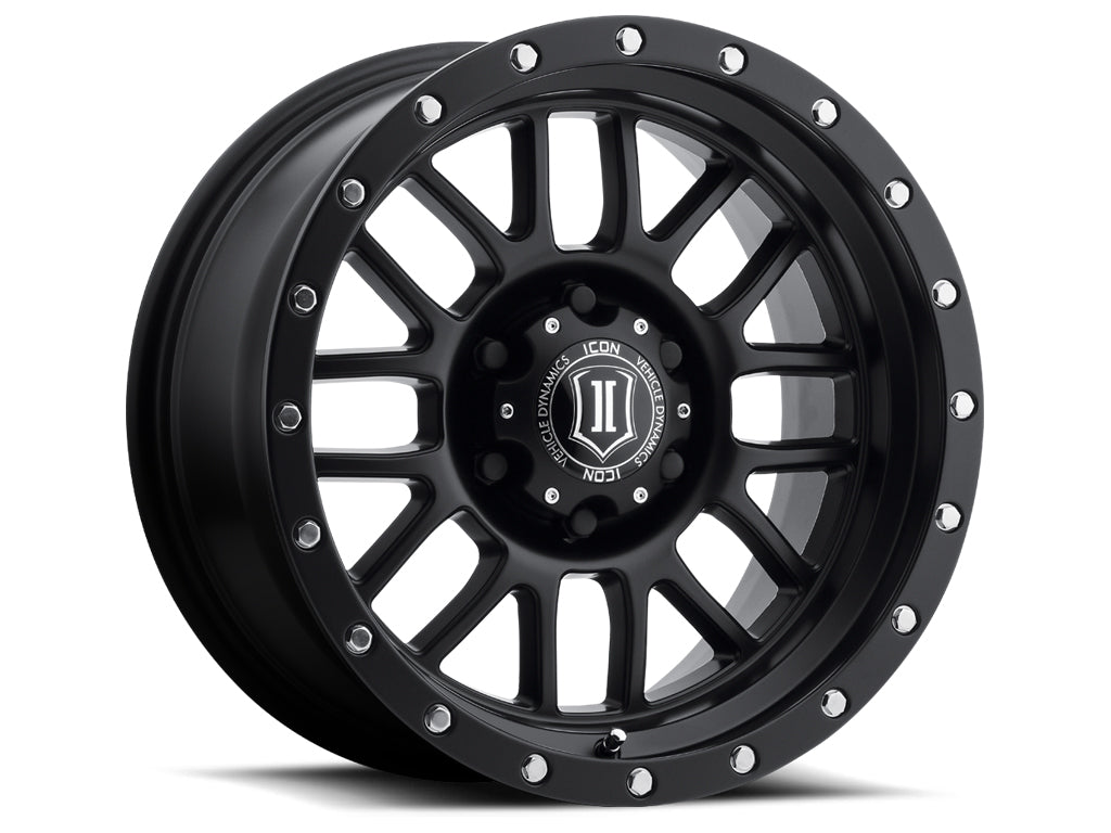 Icon Alloys Wheels ICON ALLOYS WHEELS modelo ALPHA / BLACK WITH BLACK RING 20x9 6x135