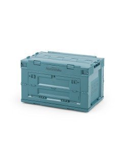 CAJA DE ALMACENAMIENTO PLEGABLE AZUL 50 LTS