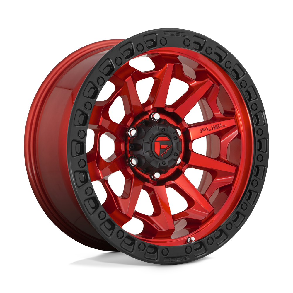 Fuel Covert Candy Red Black Bead Ring