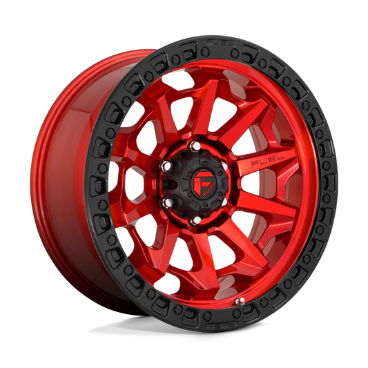 Fuel Covert Candy Red Black Bead Ring