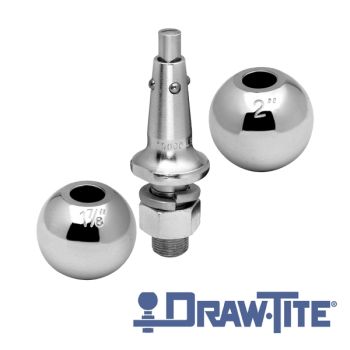 Bola para enganches de remolque intercambiable 1 7/8" y 2"