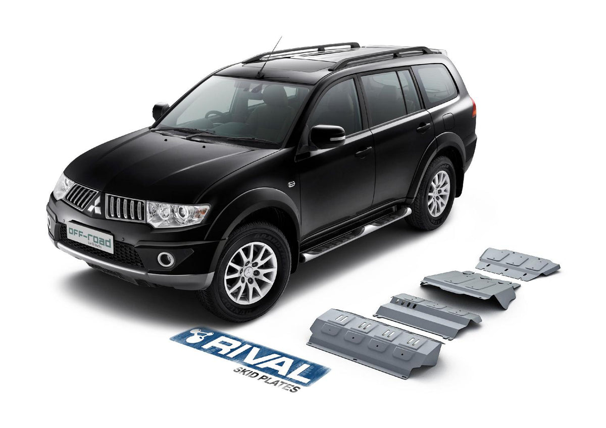 Rival PACK DE SKID PLATE (4 PLACAS DE ACERO 3mm)