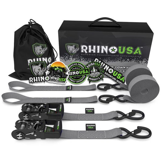 Pack x 2 Correas de Amarre Heavy Duty 4 cm x 244 cm con Ratchet