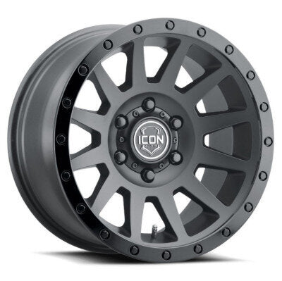 Llanta Icon Alloys Compression | Double Black | 17x8.5