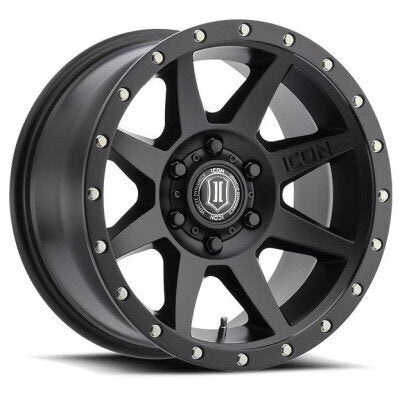 Llanta Icon Alloys Rebound | Satin Black | 17x8.5 (6x130)